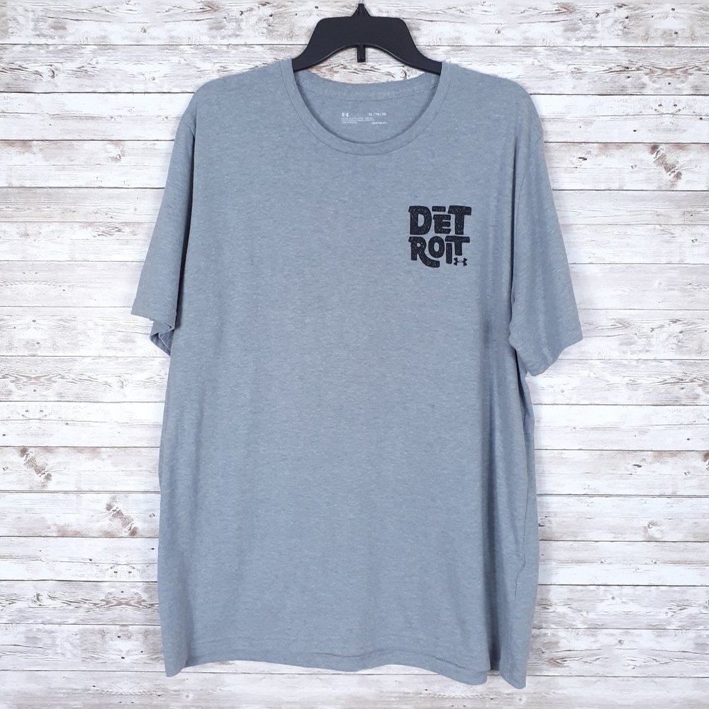 Under Armour Mens Shirt XL Detroit Short Sleeved Tee 30A